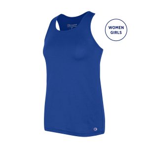 women and girls champion power tank royal front view