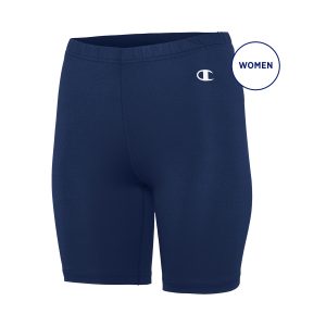 women champion double dry short navy front view