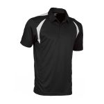 men black tonix spirit polo front view