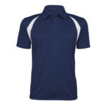 men's navy/white tonix spirit polo, front view