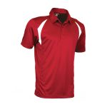 men scarlet tonix spirit polo front view