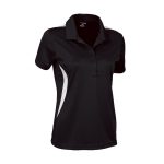 women black tonix spirit polo front view