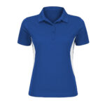 men's royal/white tonix spirit polo, front view