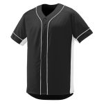 black and white augusta slugger jersey front view