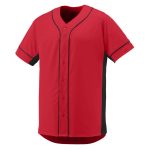 red and black augusta slugger jersey front view