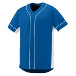 royal and white augusta slugger jersey front view