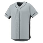 silver and black augusta slugger jersey front view