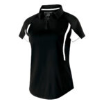 black/white women's Holloway avenger polo