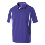 purple/white men's Holloway avenger polo