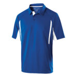 royal/white men's Holloway avenger polo