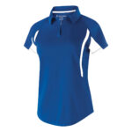 royal/white women's Holloway avenger polo