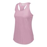 dusty rose augusta lux tri blend tank front view