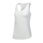 white augusta lux triblend tank front view