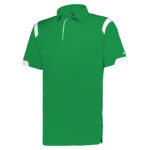 kelly/white badger on the rise polo, front three-quarters