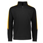 men black and gold augusta medalist pullover front view