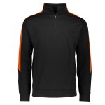 men black and orange augusta medalist pullover front view