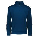 men navy and white augusta medalist pullover front view