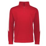 men red and white augusta medalist pullover front view