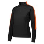 women black and orange augusta medalist pullover front view