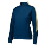 women navy and vegas augusta medalist pullover front view