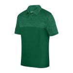 men dark green augusta shadow tonal polo front view