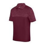 men maroon augusta shadow tonal polo front view