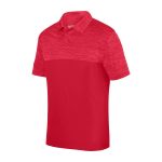 men red augusta shadow tonal polo front view