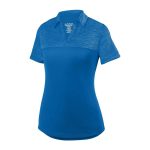 women royal augusta shadow tonal polo front view