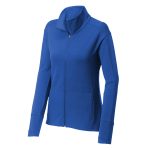 women true royal sport tek sport wick flex jacket front view