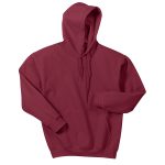 cardinal heavy blend hooded sweatshirt front view