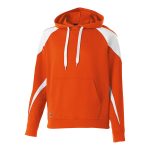 men orange and white holloway prospect hoodie front view