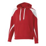 men scarlet and white holloway prospect hoodie front view