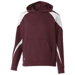 holloway prospect hoodie maroon front view