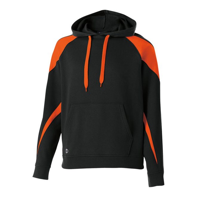 men black and orange holloway prospect hoodie front view