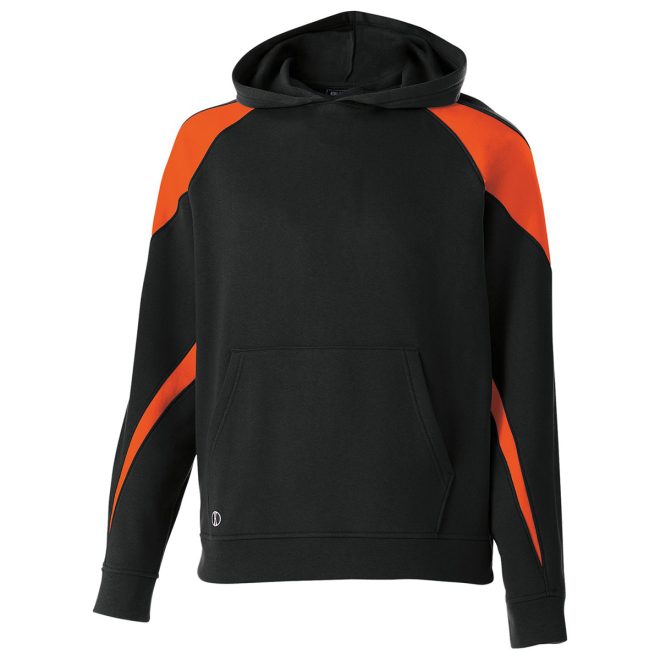 men black and orange holloway prospect hoodie front view