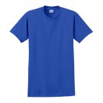 royal solid color cotton tee front view