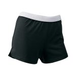black authentic soffe shorts front view