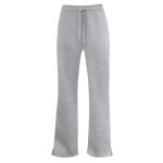 grey pennant flare sweatpant front view