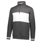 holloway all american pullover quarter zip carbon front view