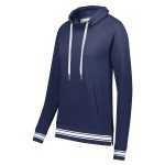 navy holloway all american funnel neck pullover front view