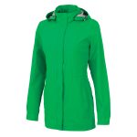 womens kelly green river logan jacket front view