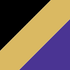 black/gold/purple