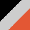 black/silver/orange