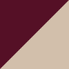 burgundy/light stone