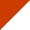 burnt orange/white