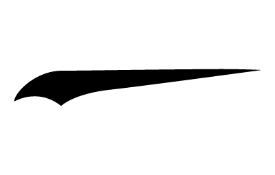 classic lettering swoosh tail