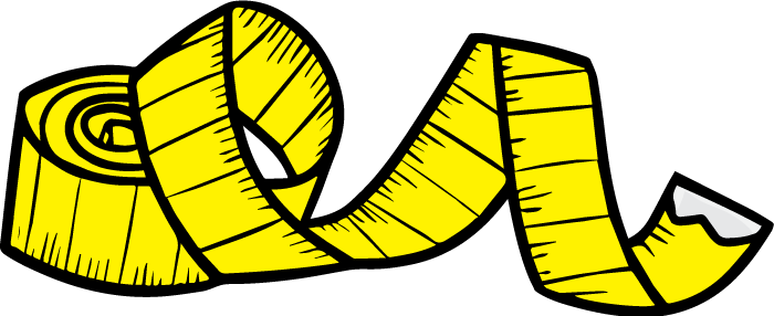 yellow measuring tape